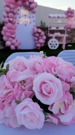 Tables / Chairs/ Centerpieces / cart 