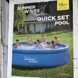 Summer Waves 15ft Quick Set Pool