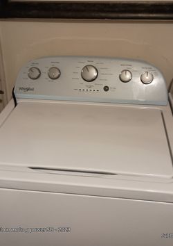 electric Whirlpool washer and dryer combo