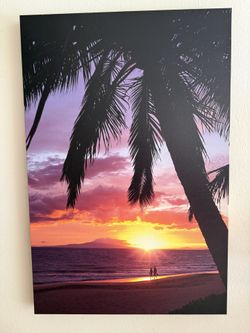 Sunset Picture On Canvas