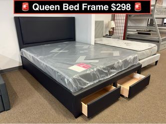 Brand New Queen  bed  Frame with 2 Drawers
