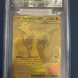Beckett BGS 9 Pokemon Mega Charizard Ex #130/094 Hyper Rare