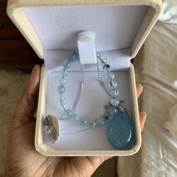 Aquamarine Jewelry Set 