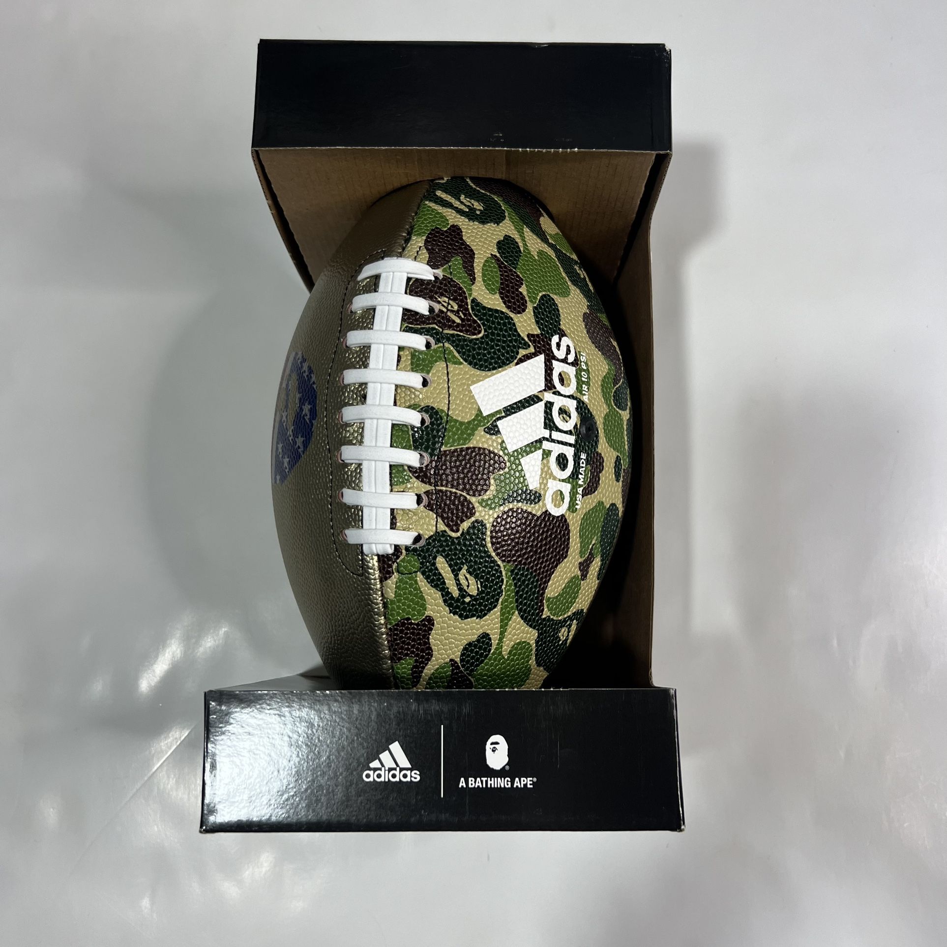 Adidas BAPE Rifle Football Green Camo SS23 CL5412 $280