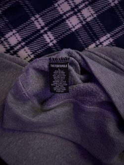 Grey cotton quarter zip