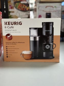 Keurig KCafe Essentials - Single Serve Coffee, Latte & cappuccino Maker