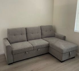 Compact pull out sofa no cushions free pick up only