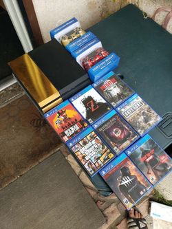 $20! Per Game. $25! Extra control. $125 2016 PS4 500GB & 1 Controller $280! All combo trade are welcome Playstation 4 Bundles
