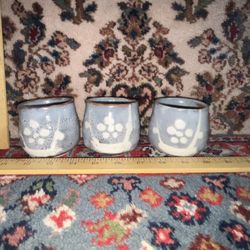 Vintage Japanese Saki Or Tea Cups 