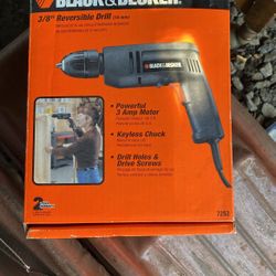 Black And Decker 3/8 Drill