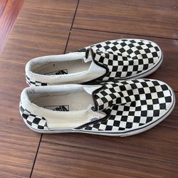 Checkered Vans 