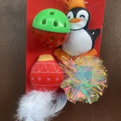 Christmas Cat Catnip Toys 4 Pk.