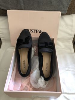 Black Suede Flats