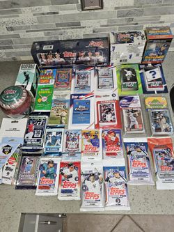 NEW Sealed MLB Baseball Collectible Cards Topps Panini Donruss Upper Deck (VALENCIA)
