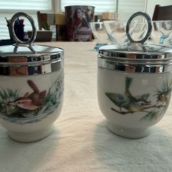 Royal Worcester Egg Coddlers set in box