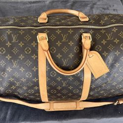 Louis Vuitton Monogram Canvas Keepall  55 Duffle