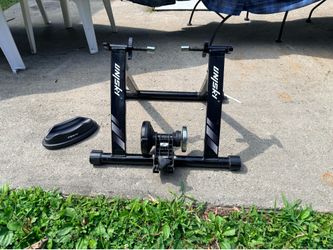 UNISKY Indoor Bike Trainer Stand with Front Wheel Riser Block