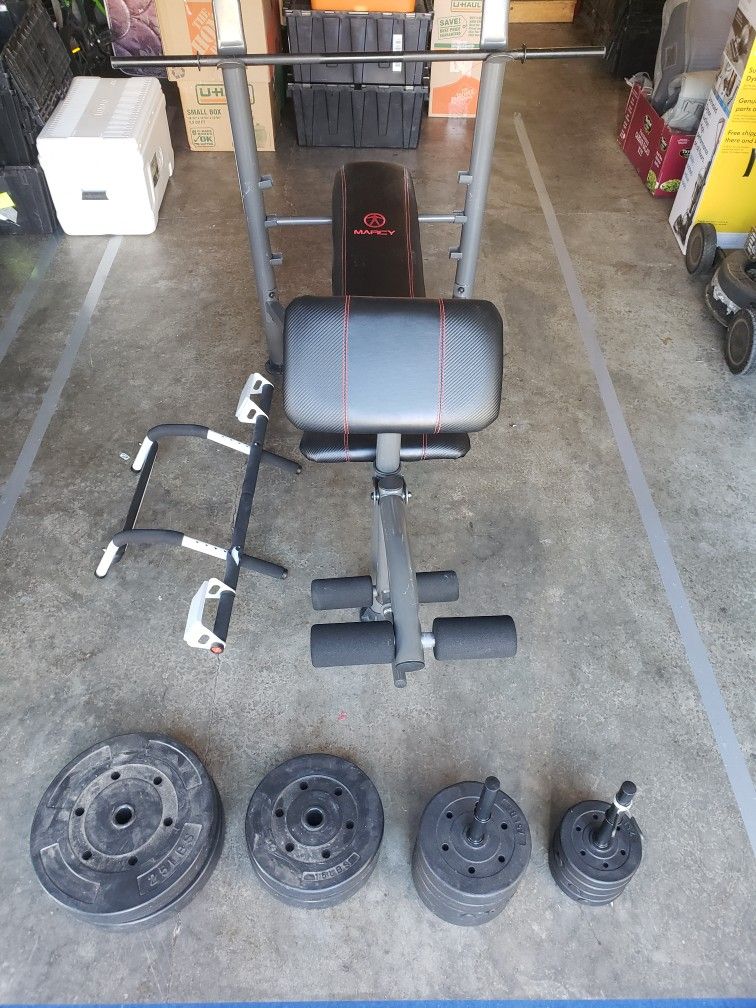 Marcy Bench And Weight Set