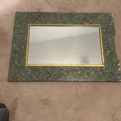nice mirror has a little damage on the corner but that's it 