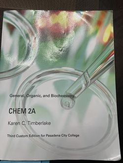 Chem 2A