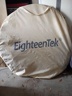 EighteenTek Large Round pop up tent or pod