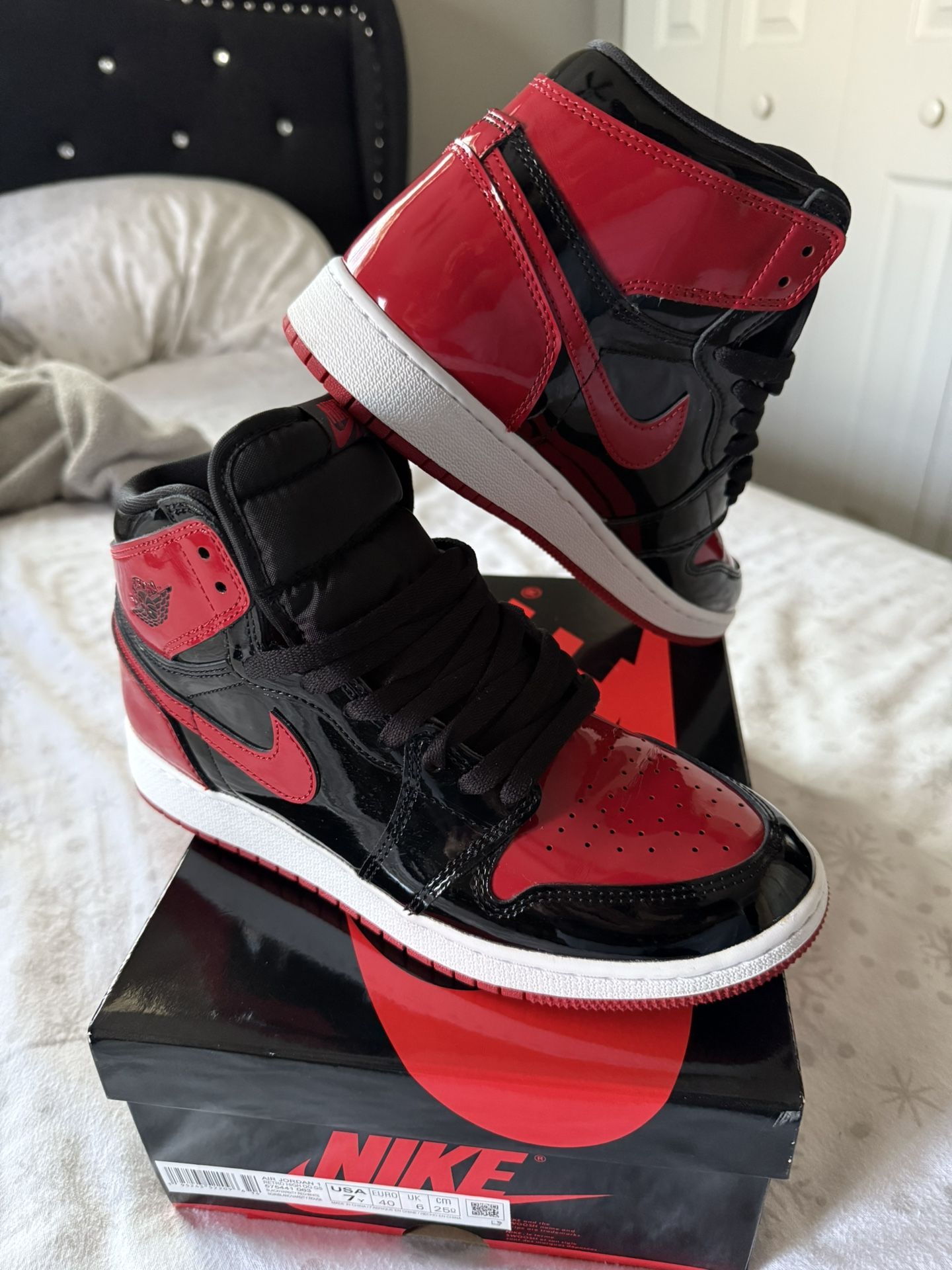 Jordan 1 High Patent Bred
