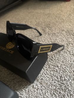 Black Versace Unisex Sunglasses