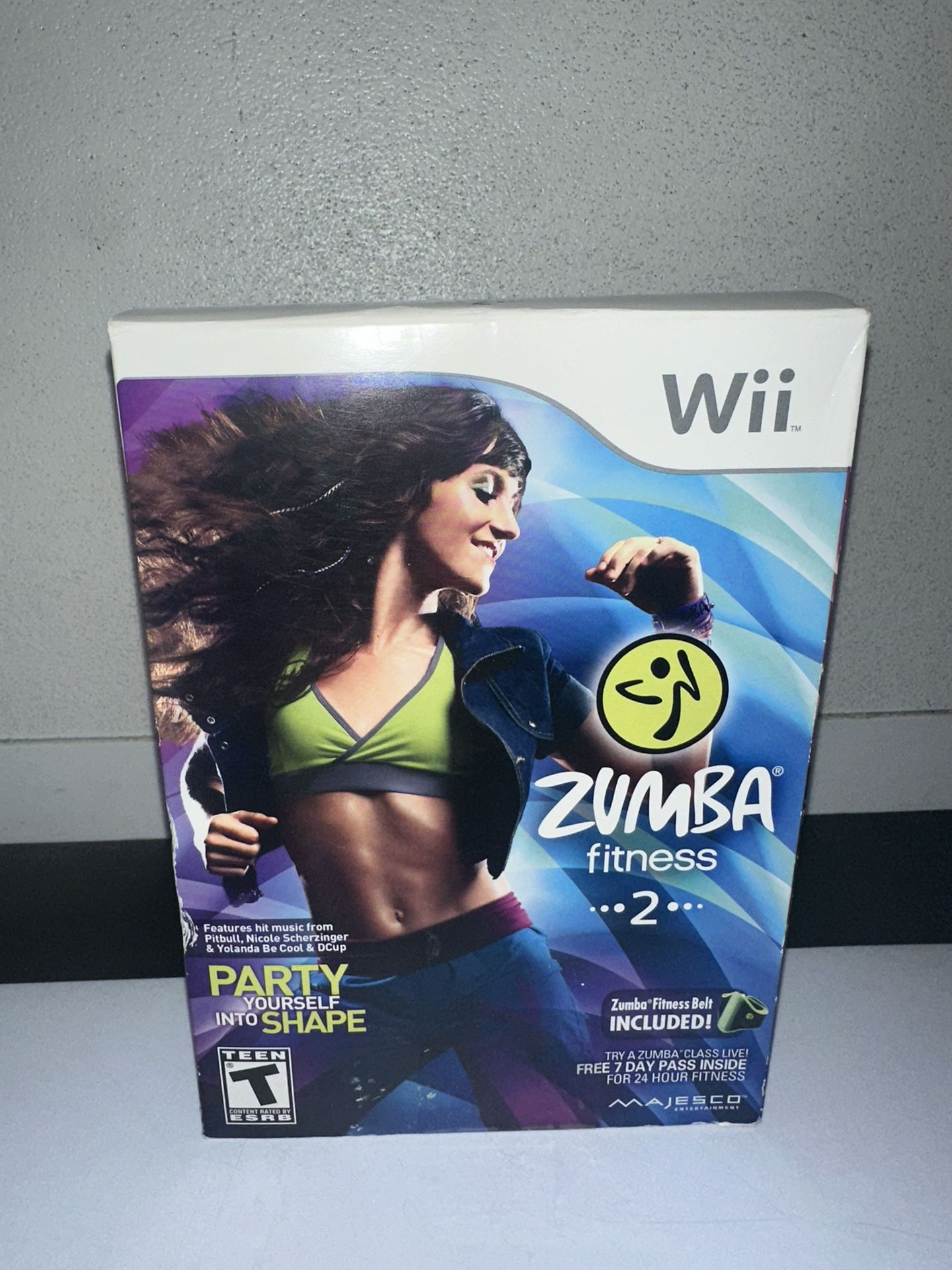 2011 Nintendo Wii Zumba Fitness 2 Game & Belt BRAND NEW SEALED
