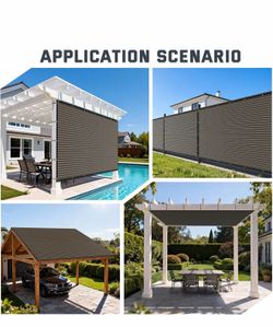 Sun Shade Cloth, Kesfitt 10x20FT Garden Shade Cover with Reinforced Grommets, Mesh Tarp Sun Privacy Screen for Greenhouse, Plant, Pergola, and Backyar