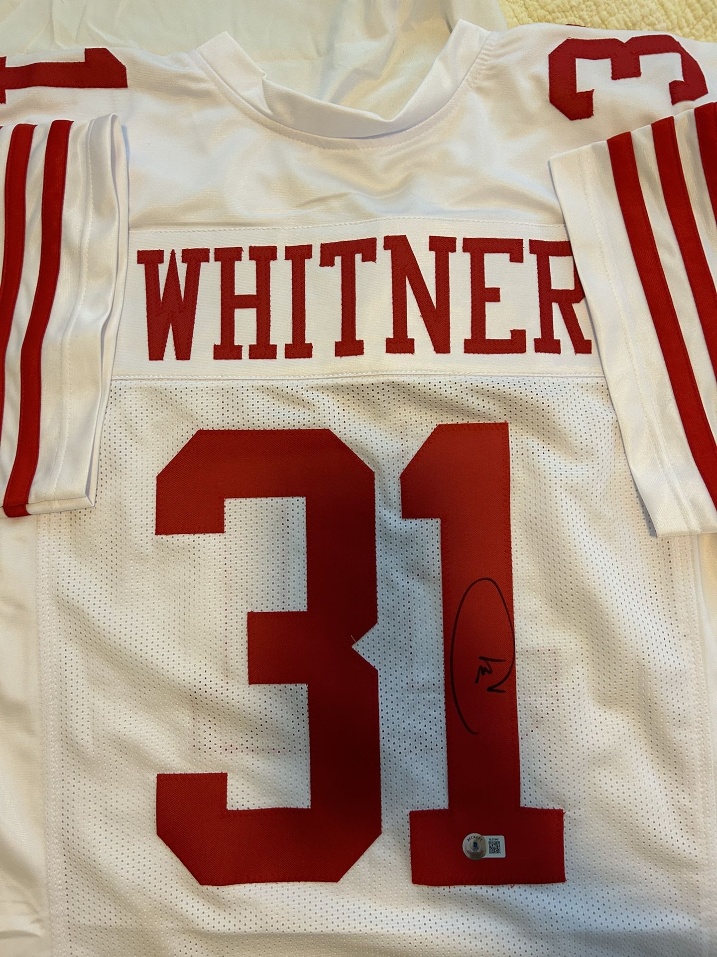 Donte Whitner Signed Jersey