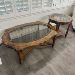 Coffee table and side table