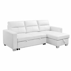New sectional sleeper  and storage