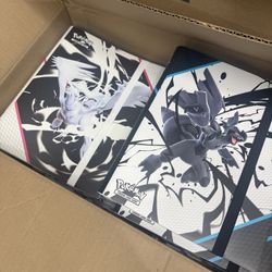 Pokemon Black Bolt and White Flare Binders!