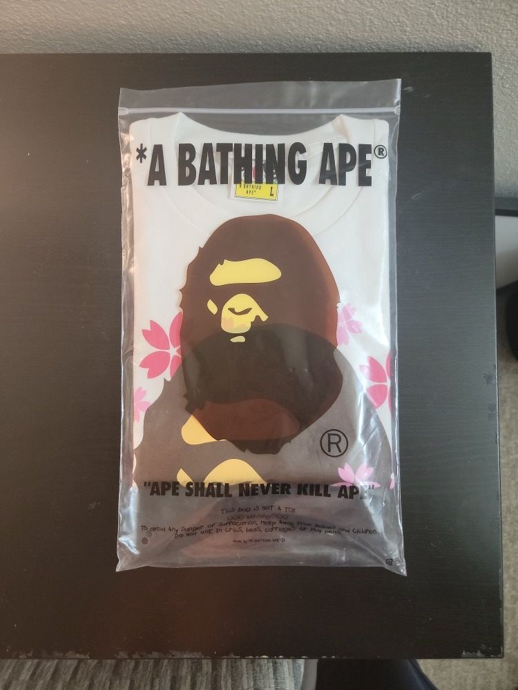 Bape Sakura Ape Head Tee