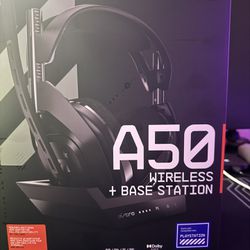 Astro A50 Gaming Headset And Adapter