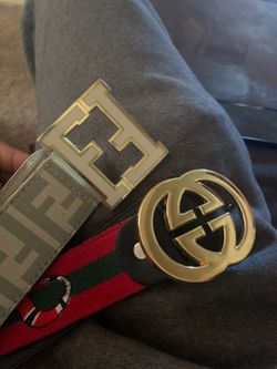 Gucci & fendi belts