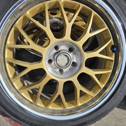 OEM 18" ADVAN Racing SIena (3pcs)Wheels With New Tires (5×100)