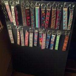 Key Chains All Different Colors /make Good Stocking Stuffers