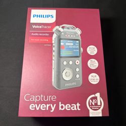 Philips VoiceTracer DVT7500  PCM 24 Bit 96 kHz Digital Audio Recorder