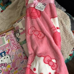 Brand new hello kitty blankets for sale !!
