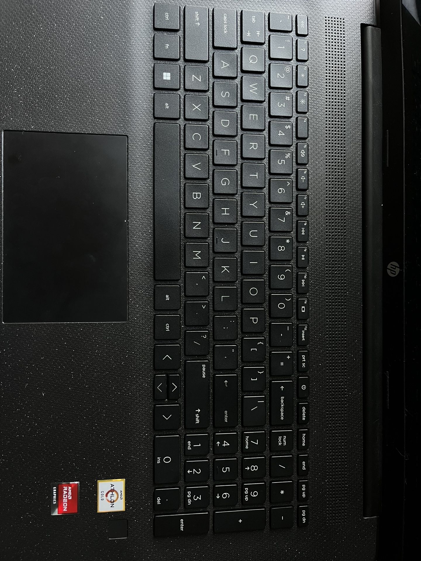 Hp black laptop