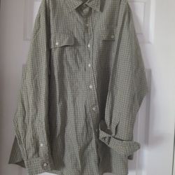 Ralph Lauren Long Sleve Casual Bottom Down Shirt Size L