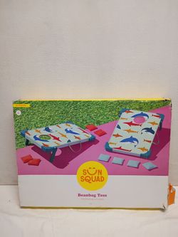 NEW 10pc Bean Bag Toss Set from Sun Squad™ cornhole game