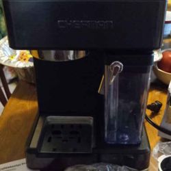 Chefman Barista Pro Expresso Machine New #RJ54-1-SV-BLK-WM 