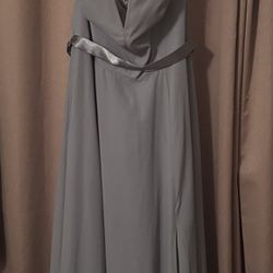 Bridesmaid Dress Dusty Blue 