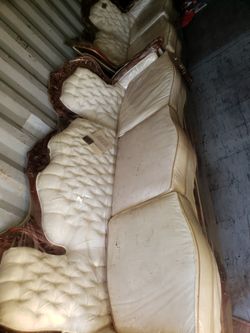 Kingsley Carved Hardwood Couches