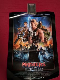 Theater He-Man Movie Pin and Poster