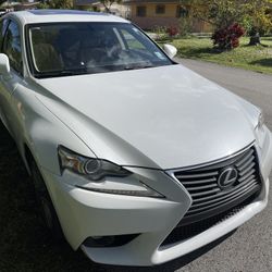 2015 Lexus IS250 V6 White  And Chocolate Luxury Edition