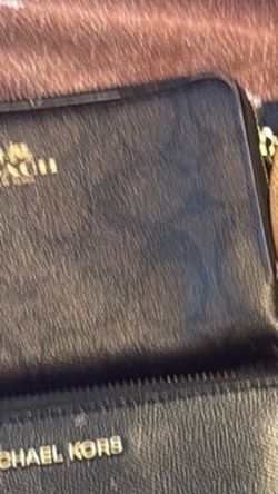 Coach Black Leather Wallet