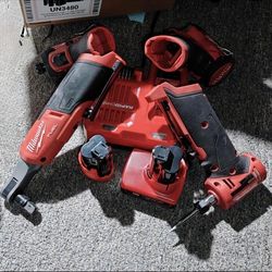 M12 for Milwaukee tools 2 batteries 6.0Ah and 3.0Ah(after market)